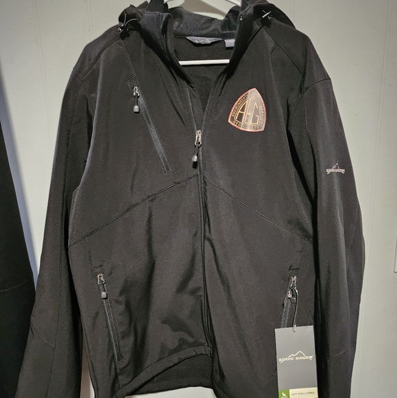 NWT EddieBauer Mens  Engineering,Geologist,Environmental, Soft Shell Parka - Picture 4 of 16
